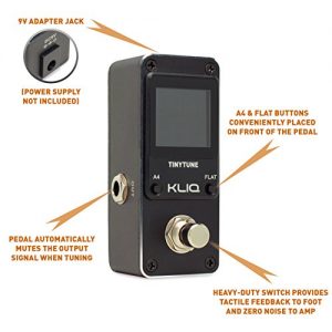 KLIQ TinyTune Tuner Pedal for Guitar and Bass - Image 9