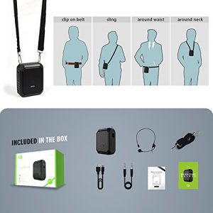 SHIDU Bluetooth Voice Amplifier, Personal Voice Amplifier - Image 3