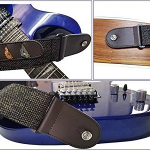 iDelta Guitar Strap Vintage Woven Style Adjustable - Image 8