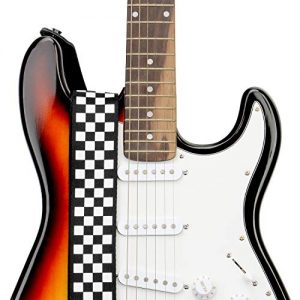 BestSounds Checkered Guitar Strap and Genuine Leather - Image 7