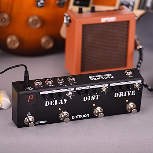 ammoon Guitar Effect Pedal POCKMON Multi-Effects Pedal Strip