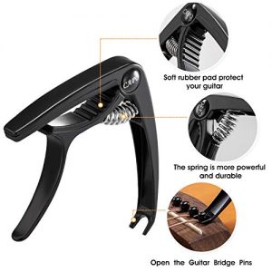 9 Pieces Guitar Accessories Kit Including Guitar Tuner - Image 3