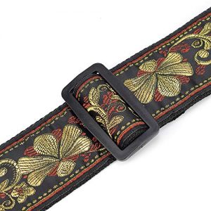 CLOUDMUSIC Guitar Strap Jacquard Weave Strap With Leather - Image 4