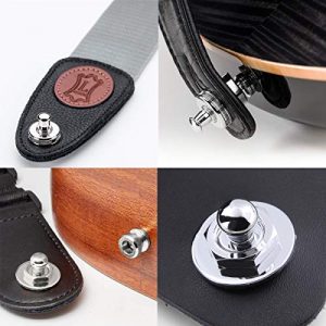 Guitar Strap Lock, Dreokee Security Straplocks Buttons Strap - Image 7