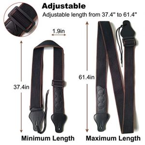 Guitar Strap 100% Soft Cotton with Neck Strap Button - Image 6