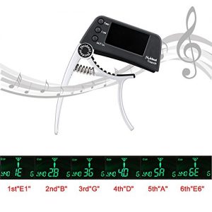 Guitar Tuner Capo, 2 in 1 Electric Guitar Capo Tuner with LCD Screen - Image 3