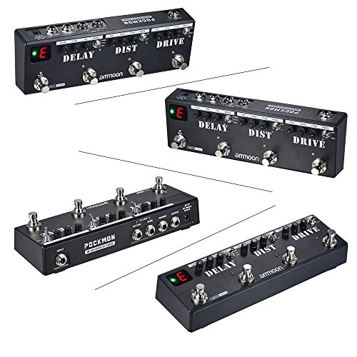 ammoon Guitar Effect Pedal POCKMON Multi-Effects Pedal Strip