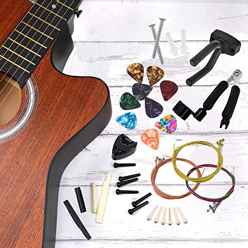 50 PCS Guitar Accessory Kit, Bosunny Acoustic Guitar Parts