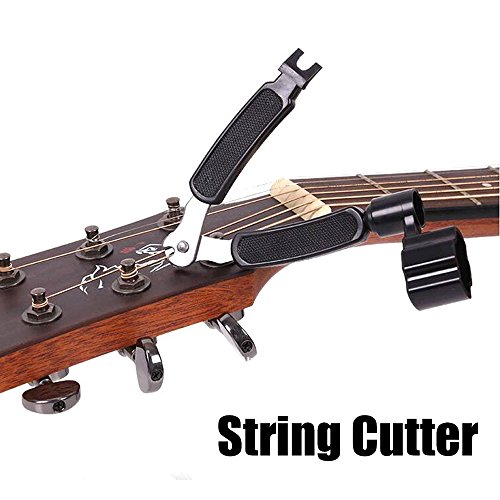 3 in 1 Professional Guitar String Winder Cutter and Bridge Pin Puller
