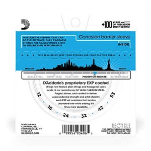 D’Addario Coated Phosphor Bronze Acoustic Guitar Strings - Image 2