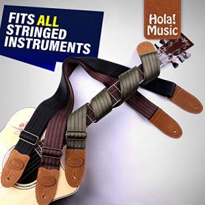 Guitar Strap for Acoustic, Electric and Bass Guitars - Image 3