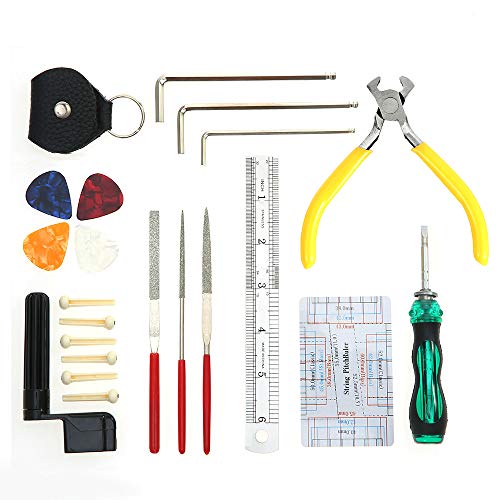 ammoon Guitar Repairing Tool Kit Includes String Organizer