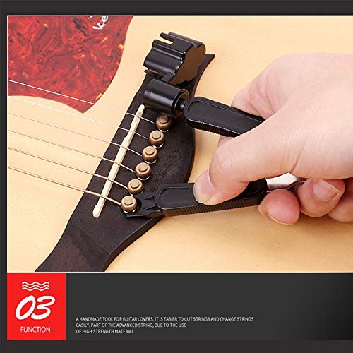 Professional Guitar String Winder Cutter Bridge Pin Puller