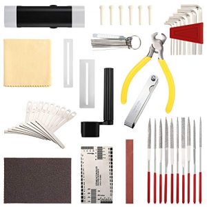 42 Pieces Complete Guitar Repairing Maintenance Tool Kit - Image 3