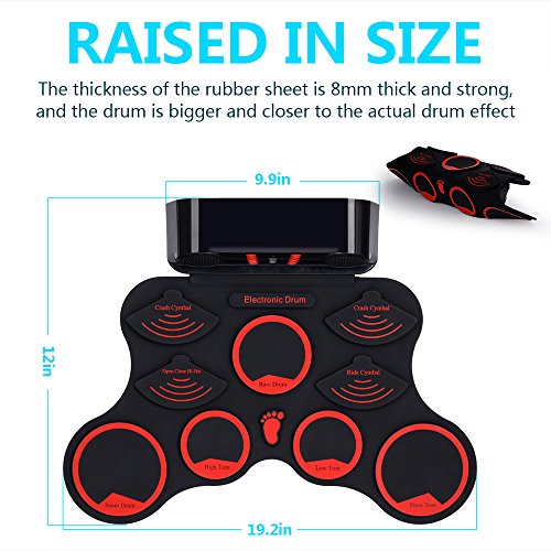 Roll-Up Drum Kit Portable Electronic Drum Set