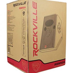 Rockville 1000 Watt 2-Way Powered Active Stage Floor Monitor Speaker - Image 5