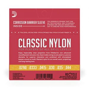 D'Addario 3/4 Student Nylon Fractional Classical Guitar Strings - Image 3