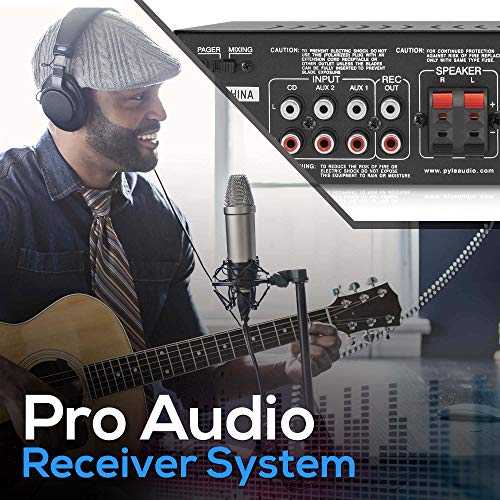 Home Audio Power Amplifier System - Mini Dual Channel