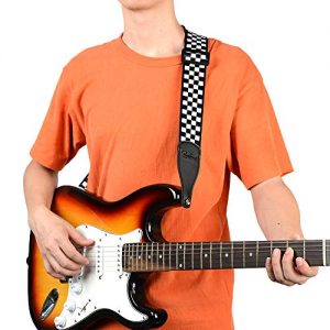 BestSounds Checkered Guitar Strap and Genuine Leather - Image 8