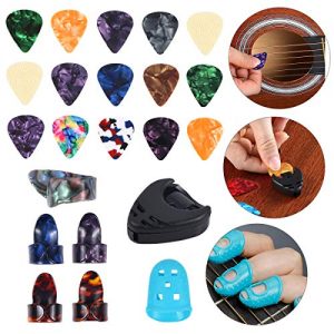 Guitar Accessories Kit 61 Pcs - Guitar Picks and Capo and Tuner - Image 4