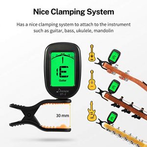 Donner DT-2 Clip-On Guitar Tuner – Accurate Chromatic Tuning for Guitar, Bass, Violin & Ukulele 🎸 - Image 3