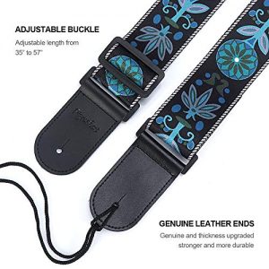 Eyeshot Guitar Strap Adjustable Soft Guitar Strap - Image 2