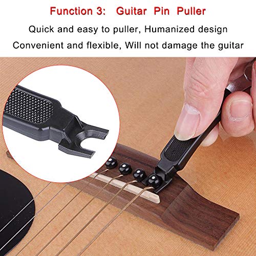 3Pack Guitar String Winder, Cutter, and Pin Puller - Essential Multifunctional Guitar Repair Tool Set for Strings, Banjos, Basses, and Mandolins