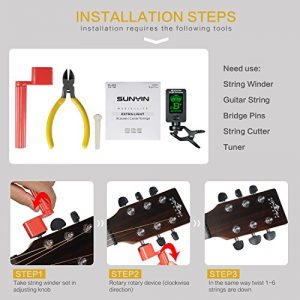 SUNYIN Acoustic Guitar Tool Kit for Beginner - Image 2