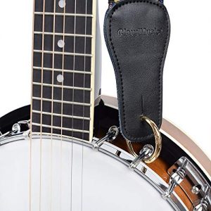 Banjo Playing Experience with our Blue and White Striped Jacquard Woven Banjo Strap - Image 5