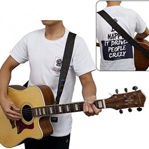 iDelta Guitar Strap Vintage Woven Style Adjustable - Image 5