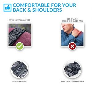 Guitar Strap Royal Black Silver Vintage Woven W/FREE BONUS - Image 5