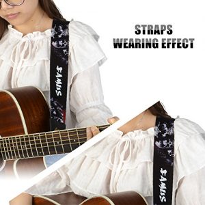 Dulphee Guitar Strap Skull Design Cool Polyester Shoulder Strap for Bass - Image 5