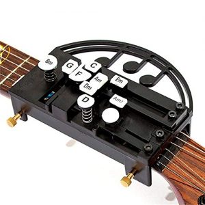 Guitar Tool One- Key Chord Assisted for Guitar, Guitar Attachment for Chord Fingering, Practice Aid Tool for Guitar Beginner Prevents Finger Pain