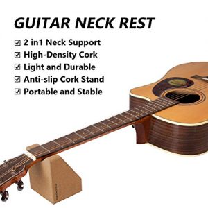 COENGWO Guitar Neck Rest, Guitar Stand Cork - Image 5