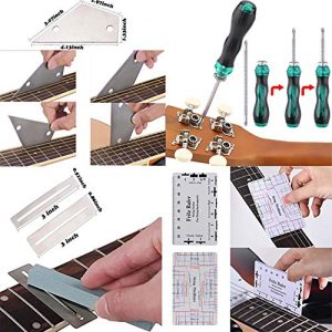 50 Pcs Guitar Tool Repair Setup Kit, Maintenance String Winder Accessories - Image 9