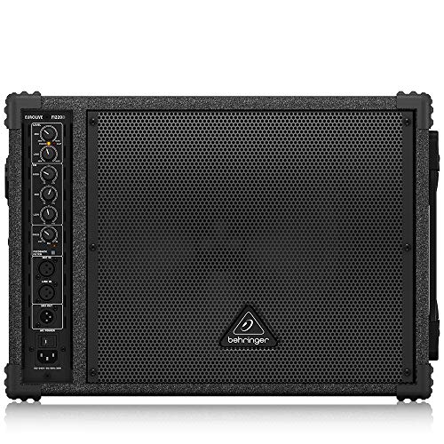 BEHRINGER F1220D Bi-Amped 250-Watt Monitor Speaker System with 12" Woofer 1" Compression Driver and Feedback Filter Black