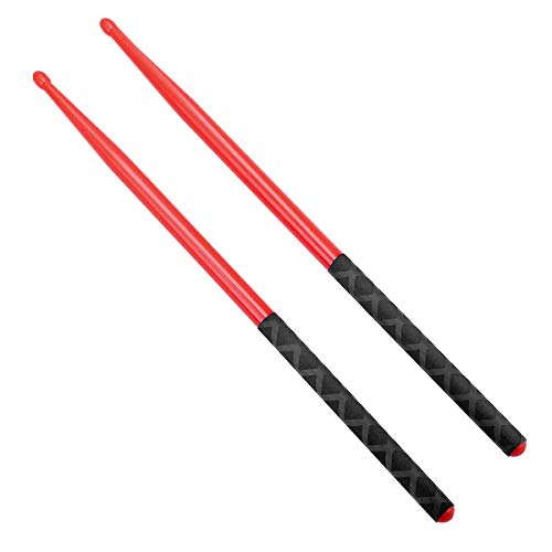 5A Nylon Drumsticks for Drum Set, Lightweight Durable Plastic Exercise ...