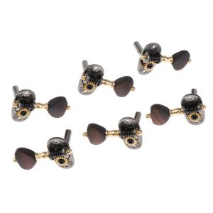 Guitar's Tune with 6 Pcs 3R & 3L Wooden Guitar String Tuning Pegs - Precision and Style Combined - Image 4