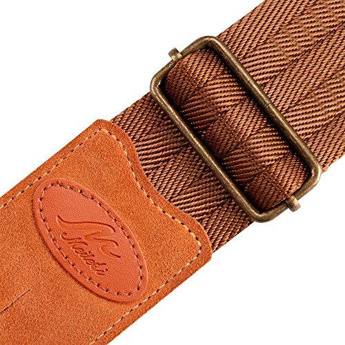 Guitar Strap with Suede Leather Ends for Electric Guitar