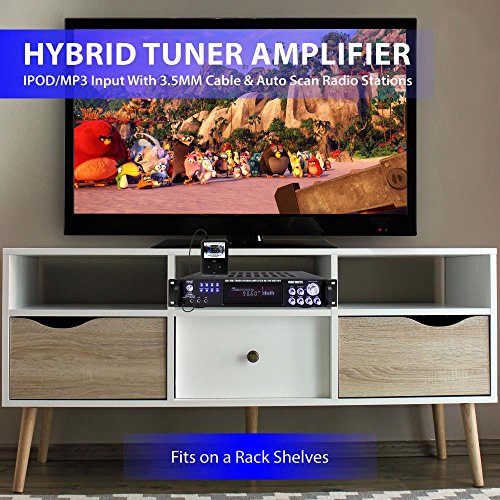 4-Channel Home Audio Power Amplifier - w/ 70V Output