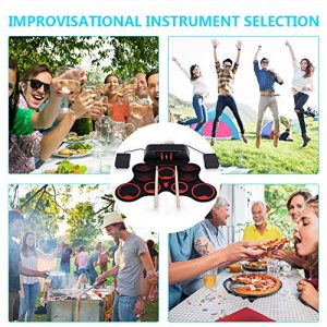 Roll-Up Drum Kit Portable Electronic Drum Set - Image 4