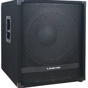 Sound Town METIS Series 1800 Watts 15” Powered Subwoofer with Class-D Amplifier, 4-inch Voice Coil (METIS-15SDPW)