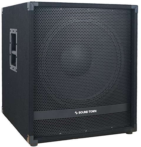 Sound Town METIS Series 1800 Watts 15” Powered Subwoofer with Class-D Amplifier, 4-inch Voice Coil (METIS-15SDPW)