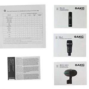 AKG Acoustics Drum Set, Concert 1 Professional Drum Microphone Set - Image 3
