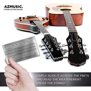 AZMUSIC Premium String Action Gauge, Compact and Versatile Luthier Tool - Image 5