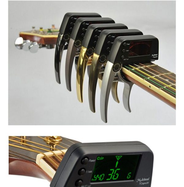 Acoustic Guitar Tuner Capo Quick Change Key Capo Tuner