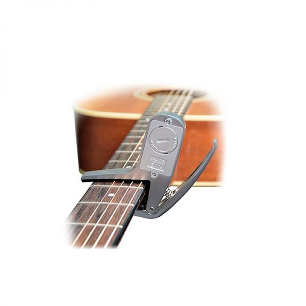 Aluminium Alloy 2 in 1 Clip-on Guitar Tuner & Capo for Guitar