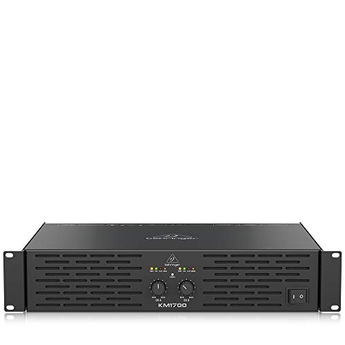 Behringer KM1700 Power Amplifier – 1700 Watts for Clear Sound and Maximum Performance