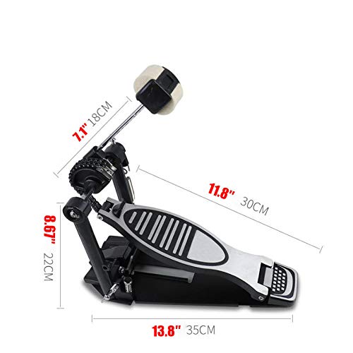 Bass drum pedal, load-bearing double-chain drum single step on hammer
