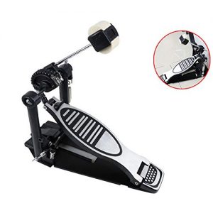 Bass drum pedal, load-bearing double-chain drum single step on hammer, step on hammer jazz drum pedal, step on mallet musical instrument accessories